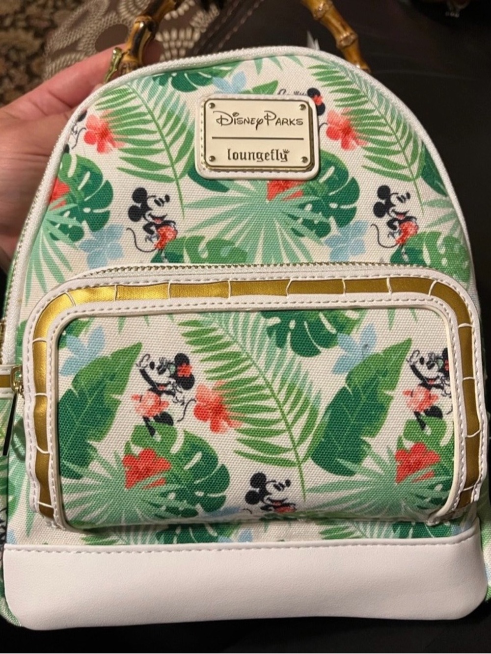 Disney Loungefly Tropical Mickey Mini Backpack